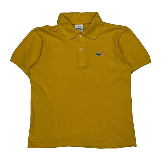 Lacoste Polo Shirt - Large Yellow Cotton