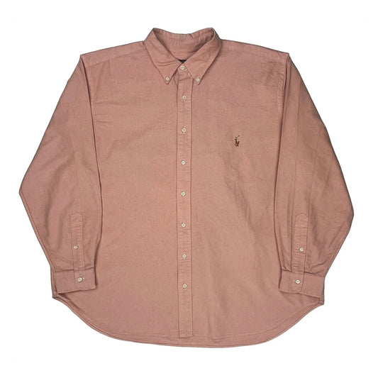 Vintage Ralph Lauren Shirt - 2XL Pink Cotton