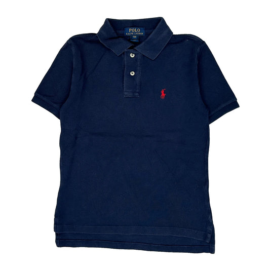 Age 6-7 Polo By Ralph Lauren Polo Shirt - Small Navy Cotton