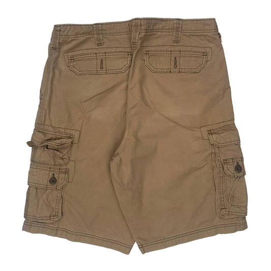 Lee Cargo Cargo Shorts - 34W 10L Khaki Cotton