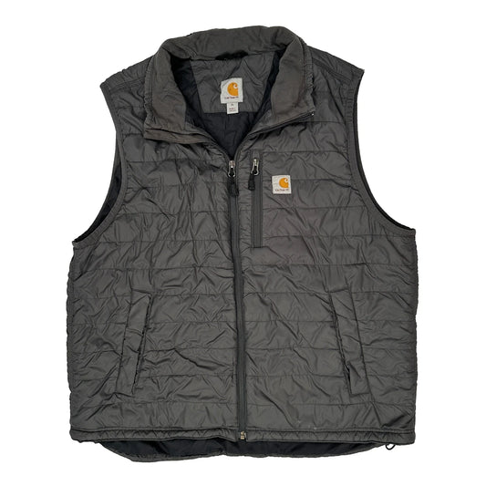 Vintage Carhartt Gilet - XL Grey Polyester