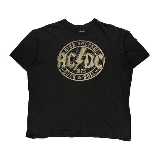 Ac/Dc Band T-Shirt - XL Black Cotton