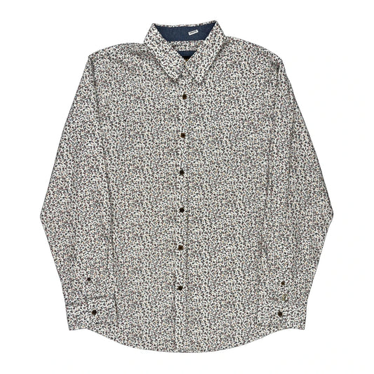 Lee Floral Shirt - Large Multicoloured Cotton