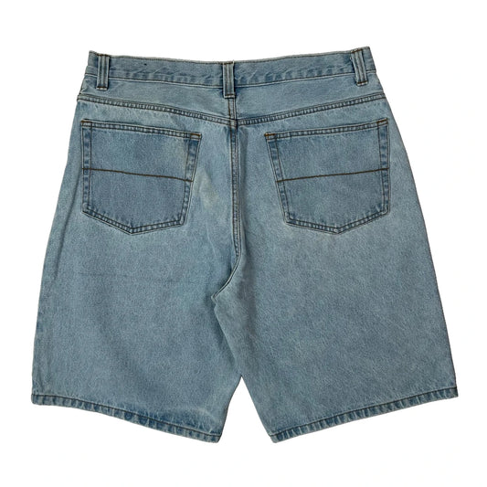 Vintage Faded Glory Denim Shorts - 38W 11L Light Wash Cotton