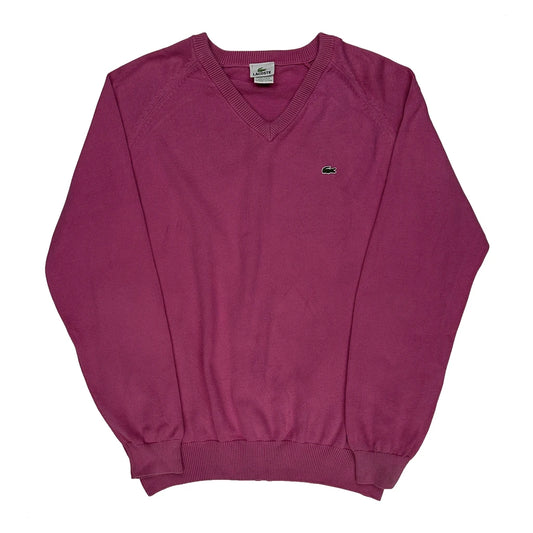 Vintage Lacoste Jumper - XL Pink Cotton