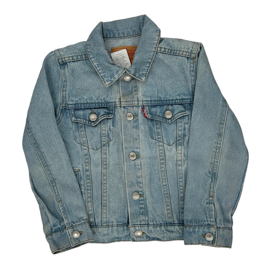 Age 3-4 Levis Denim Jacket - XS Light Wash Cotton