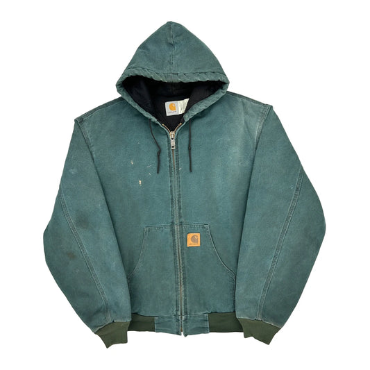 Htg Carhartt Active Jacket - XL Green Cotton