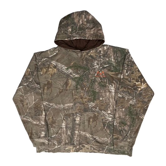 Vintage Realtree Camo Hoodie - 2XL Camo Polyester
