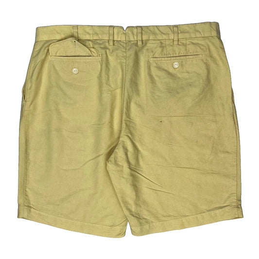 Polo By Ralph Lauren Chino Shorts - 36W 7L Yellow Cotton