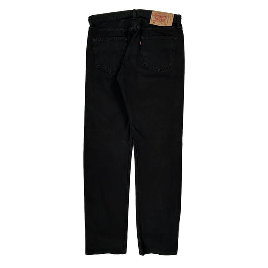 Levis Jeans - 32W 34L Black Cotton