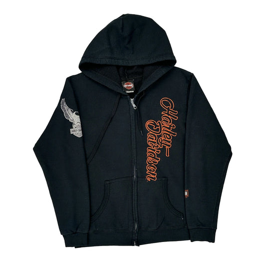 Harley Davidson Hoodie - Medium Black Cotton