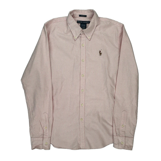 Ralph Lauren Slim Fit Shirt - Small Red Cotton