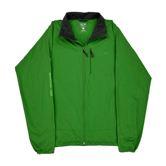 Montana USA Mountain Hard Wear Windbreaker - Large Green Polyester