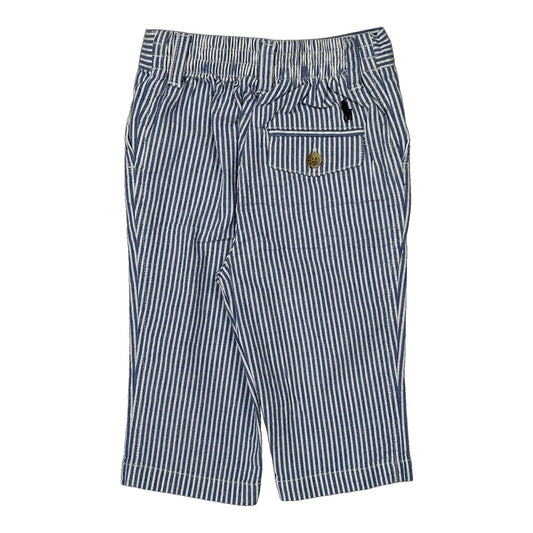 Vintage Age 6 Months Ralph Lauren Striped Shorts - 2XS Blue Cotton