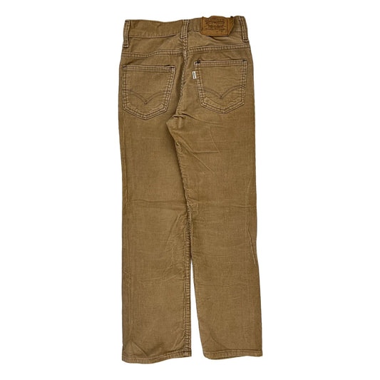 Age 9-10 White Tab Levis Trousers - Medium Brown Cotton