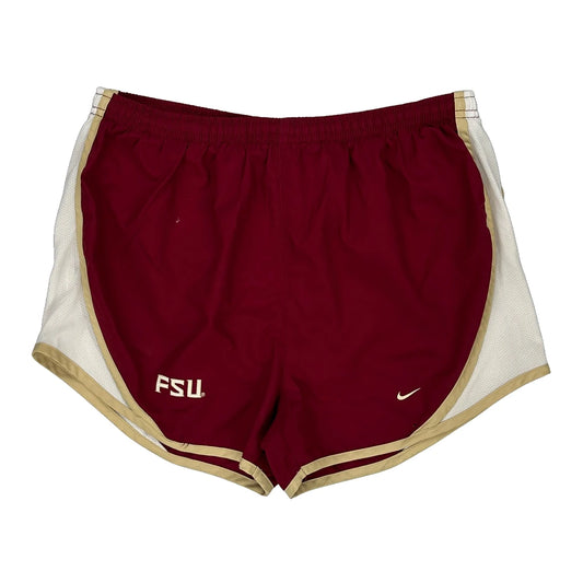 Age 11-12 Fsu Nike College Sport Shorts - Medium Burgundy Polyester