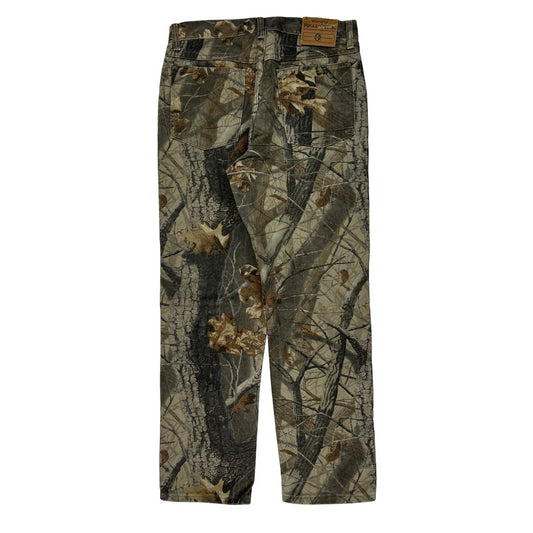 Wrangler Camo Cargo Trousers - 33W 30L Camo Cotton