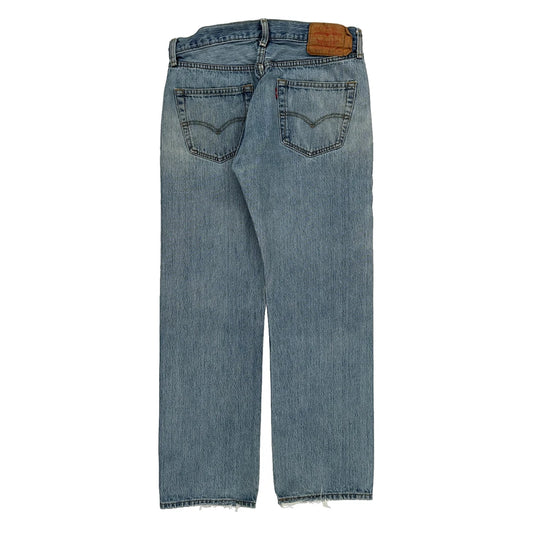 501 Levis Jeans - 30W 29L Light Wash Cotton