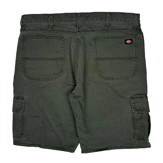 Dickies Cargo Shorts - 40W 10L Green Cotton Blend
