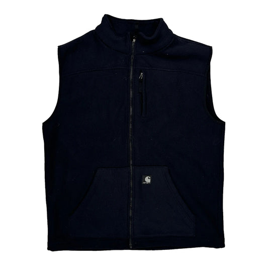 Vintage Carhartt Gilet - Large Black Polyester