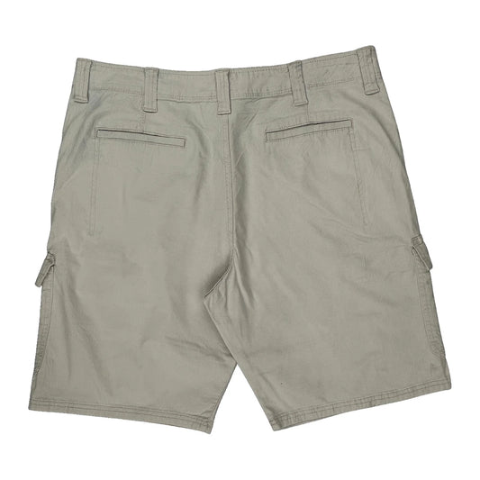 Wrangler Cargo Shorts - 32W 10L Beige Cotton