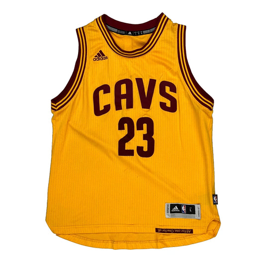 Cleveland Cavaliers Adidas Nba Jersey - Large Burgundy Polyester