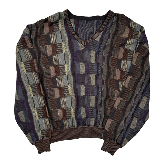 Unbranded Jumper - XL Grey Cotton Blend