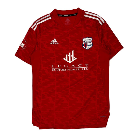 Chicago Magic Adidas Football Shirt - Medium Red Polyester