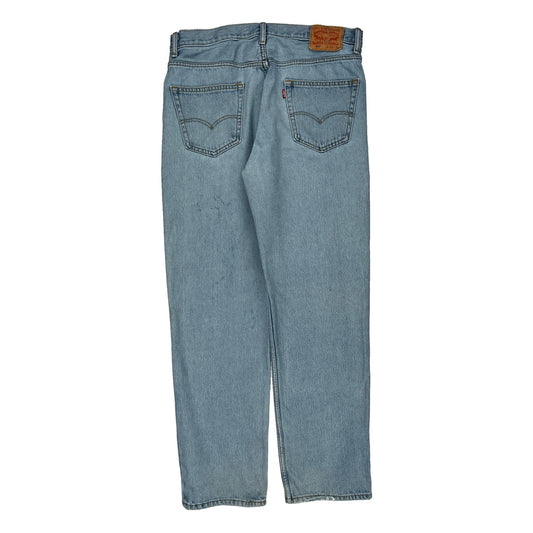 550 Levis Jeans - 35W 33L Light Wash Cotton