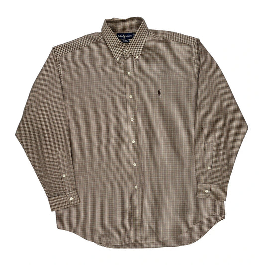 Blake Ralph Lauren Checked Shirt - Large Multicoloured Cotton