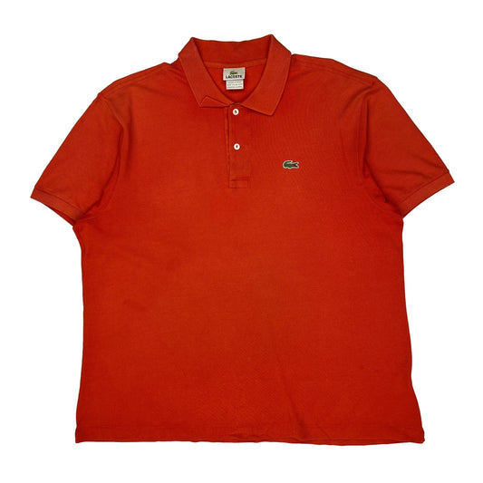 Vintage Lacoste Polo Shirt - 2XL Red Cotton