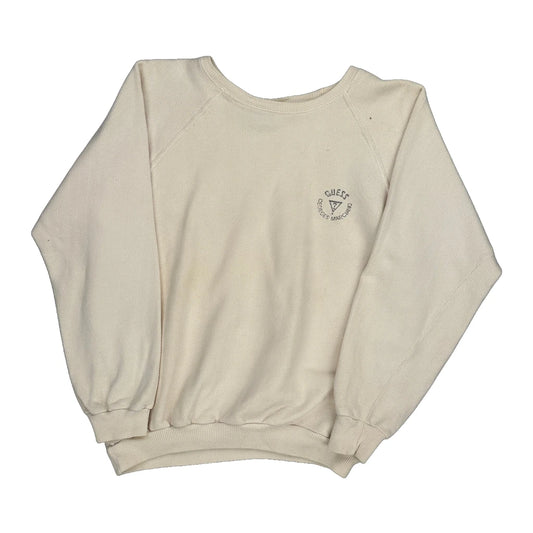 Guess Sweatshirt - Medium Cream Cotton