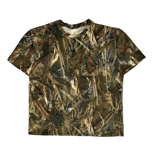 Vintage Realtree Camo T-Shirt - Large Camo Cotton