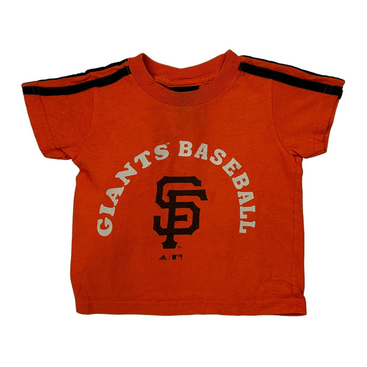 Age 2 Adidas Graphic T-Shirt - XS Orange Cotton