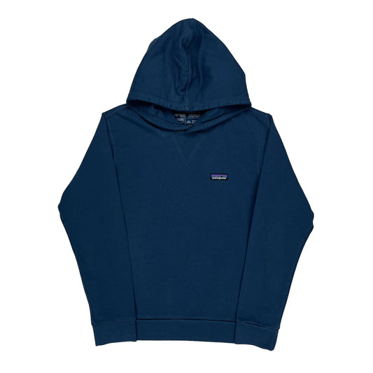 Patagonia Hoodie - Small Blue Cotton