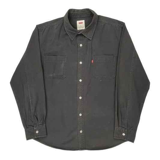 Levis Denim Shirt - XL Grey Cotton