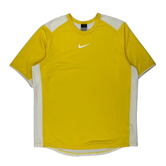 Nike T-Shirt - Large White Polyester