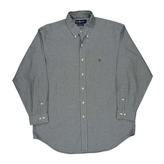 Yarmouth Ralph Lauren Checked Shirt - Large Black & White Cotton