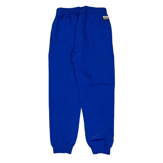 Vintage Adidas Striped Joggers - Small Blue Polyester