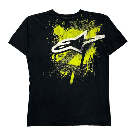 Alpinestars Graphic T-Shirt - Medium Black Cotton