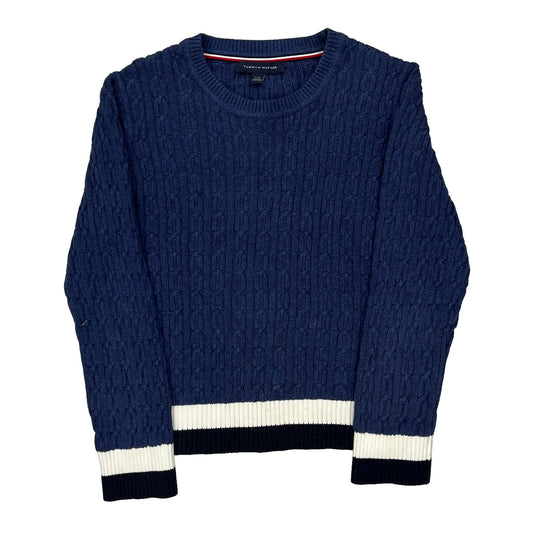 Tommy Hilfiger Jumper - Large Blue Cotton