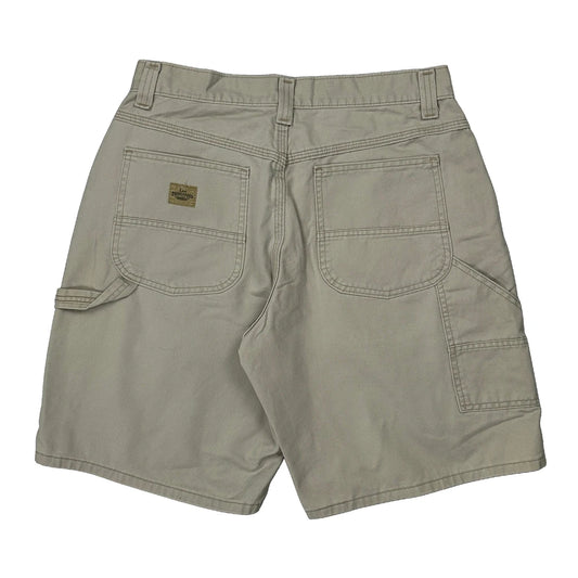 Vintage Lee Carpenter Shorts - 30W 9L Beige Cotton