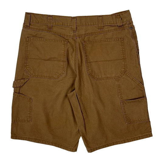 Vintage Faded Glory Carpenter Shorts - 34W 11L Brown Cotton