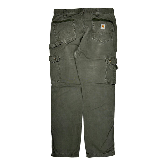 Carhartt Carpenter Trousers - 35W 34L Grey Cotton