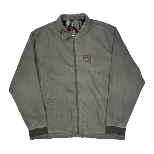 Vintage Quiksilver Jacket - XL Grey Polyester