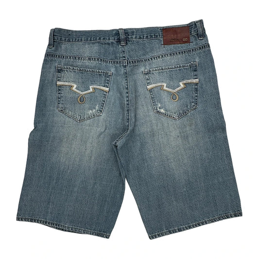 Ecko Unltd Denim Shorts - 40W 12L Blue Cotton