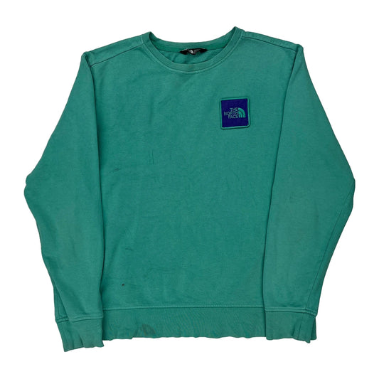 The North Face Sweatshirt - Medium Green Cotton