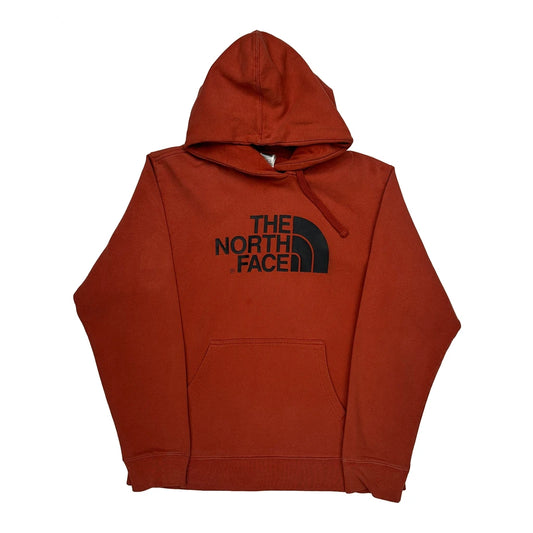 Vintage The North Face Hoodie - Large Red Cotton