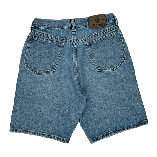 Wrangler Denim Shorts - 28W 9L Blue Denim