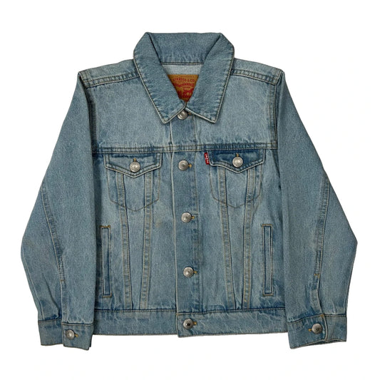 Vintage Age 6-7 Levis Denim Jacket - Small Light Wash Cotton